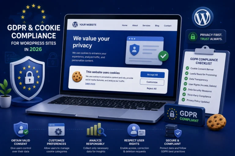 GDPR and Cookie Compliance for WordPress Sites in 2026